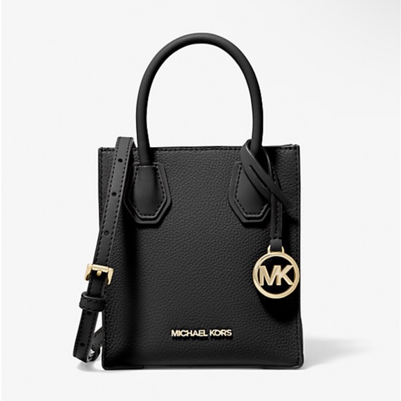 Michael Kors Mercer Extra-Small Pebbled Leather Crossbody Bag - Picture 1 of 4